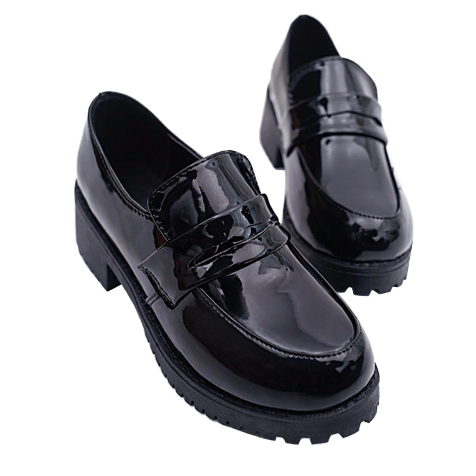 

[Milky Time] The Quintessential Quintuplets Nakano Ichika, Nino Miku, Yotsuba Itsuki Cosplay Set with Wig, Halloween (Loafers, Size 24cm)