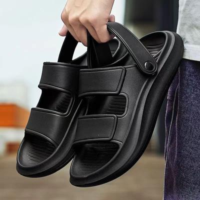 High Elastic Summer New Sandals Thick-soled Soft-soled Casual Driving Cold Slippers
