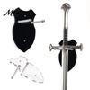 Acrylic Swords Rack for Collection Wall Mount Rack, Vertical Space Saving Holder, Easy Hanging Longswords Installation Axes Display Stand