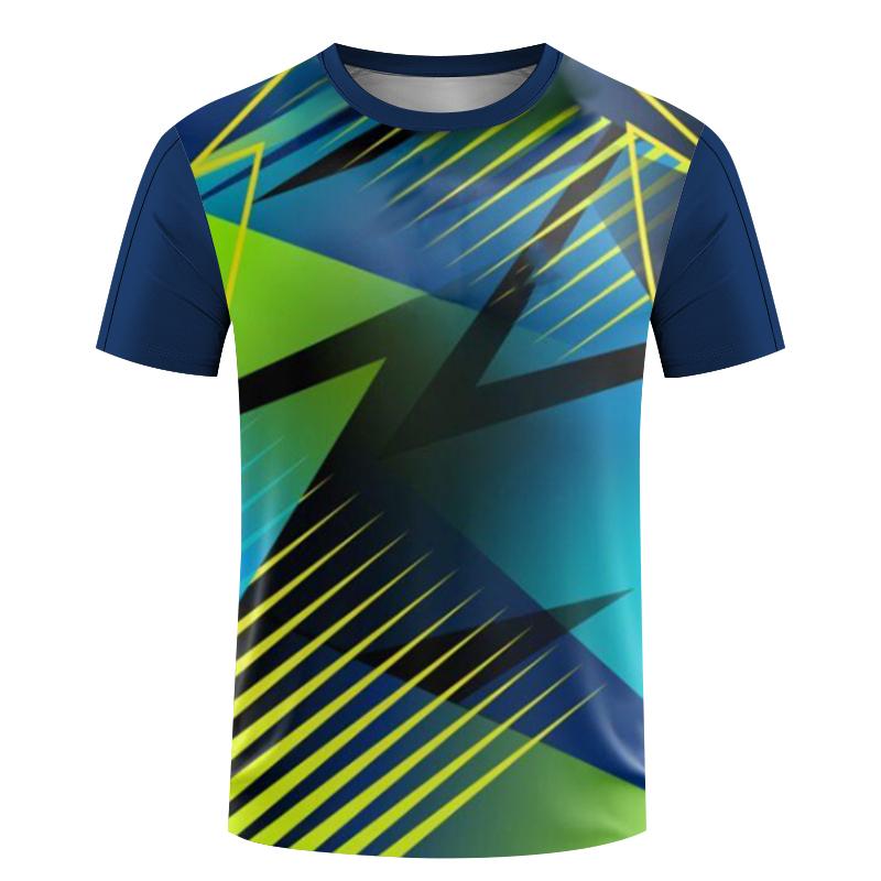 Summer Fashion Sports Neutral Leisure T-shirt Badminton Fitness Short Sleeve