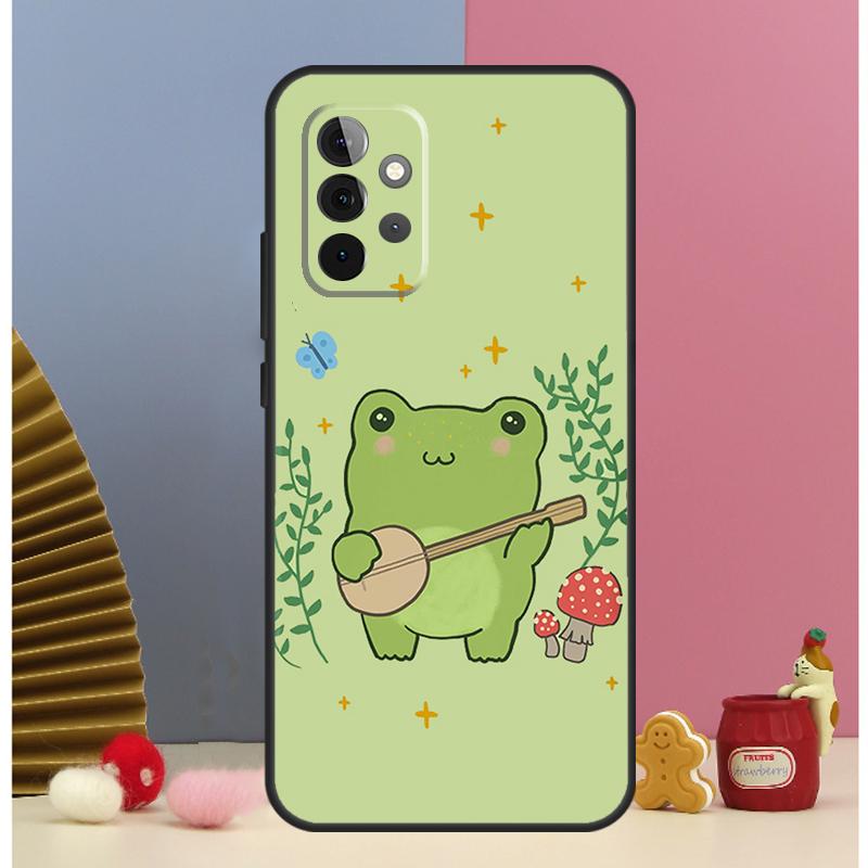Cottagecore Frog Mushroom Aesthetic Cover For Samsung Galaxy A53 A33 A52 A32 A22 A12 A13 A23 A51 A71 A14 A34 A54 A15 A25 Case
