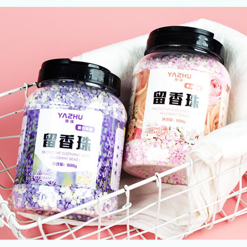 200g/800g Large Capacity Laundry Beads Lasting Fragrance Two-color Beads Soft Clothes