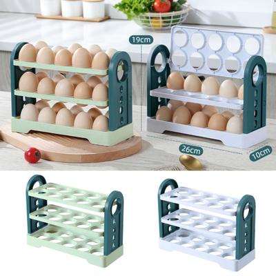 Practical Egg Box Stable 3 Layer Vertical Refrigerator Container