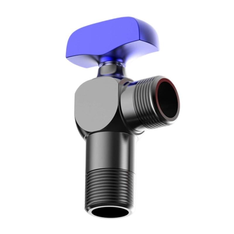 1/2 Zoll Winkelabsperrventile Badezimmer Hoher Durchfluss Heiß-/Kaltwasser Absperrventile Wasserflussregelventile Regler