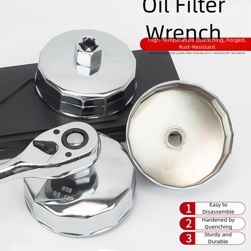 Oil Filter Removal Wrench Socket tallation Tool With 1/2 Inch Square Drive Multiple Sizes Available Automotive Repair Tools