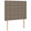 Exclusive House - Taupe Headboard 100x5x118/128 Cm Fabric