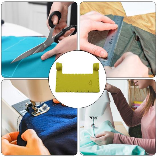 Clip-On Sewing Guide Edge Stitch Lock And Sewing Gauge Hand Sewing Stitch Guide for Beginners Straight Stitches DIY Crafting