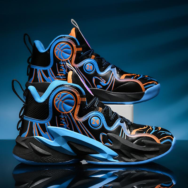 Summer Color Men's Basketball Shoes Cushion Anti Slip Sports Shoes Fitness Training Shoes Male Basketball Boots Basket Sneakers