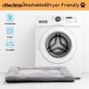 Ultra Soft Dog Beds Crate Pad - Washable Anti-Slip Kennel Sleeping Mat for Medium to Large Dogs Cozy Two Sizes Available
