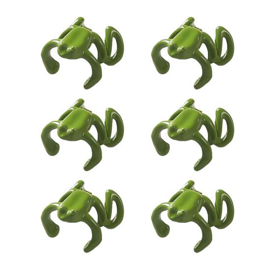1/2/3 Pairs Frog-Shaped Earrings Clip-On Functionality Alloy Ear Clips Electroplated Earrings Jewelry Accessories