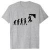 Evolution of Climbing T-shirts for Women Clothes Funny Tops T Shirt Female T-Shirt Gifts for Rock Climbers Short Sleeve Tees