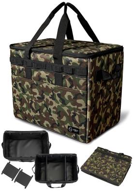 ZEN Camps Camping Storage Box Soft Container Container Box Tool Box Outdoor 37L Large Capacity Width 43cm X Depth 27cm X Height 32cm (Camouflage)