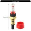 DN15/DN10 Flow Meter Underfloor Water Heating Manifold Flow Meter Regulator HVAC System Flow Rate Indicator Replacement
