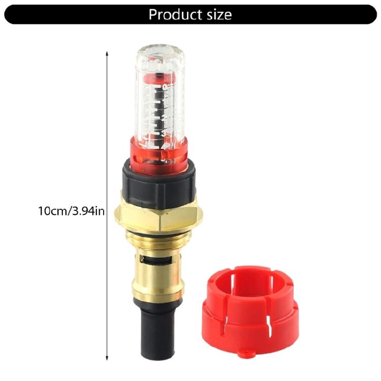 DN15/DN10 Flow Meter Underfloor Water Heating Manifold Flow Meter Regulator HVAC System Flow Rate Indicator Replacement