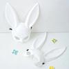 Fun Anime Black White Rabbit Mask Halloween Party Decoration Party Girl Sexy Long Ears Rabbit Bunny Mask Costume Cosplay