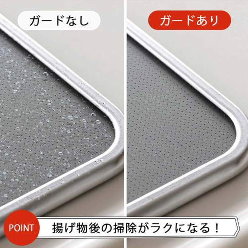 Shimomura Kihan Oil Splash Guard, 24cm Diameter, Made in Japan, Dishwasher Safe, Easy to Hold with One Hand, Prevents Splashing, Space-Saving, Hangs o