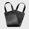 Handmade DIY Leather Woven Body Bag with Integrated Handle Hook