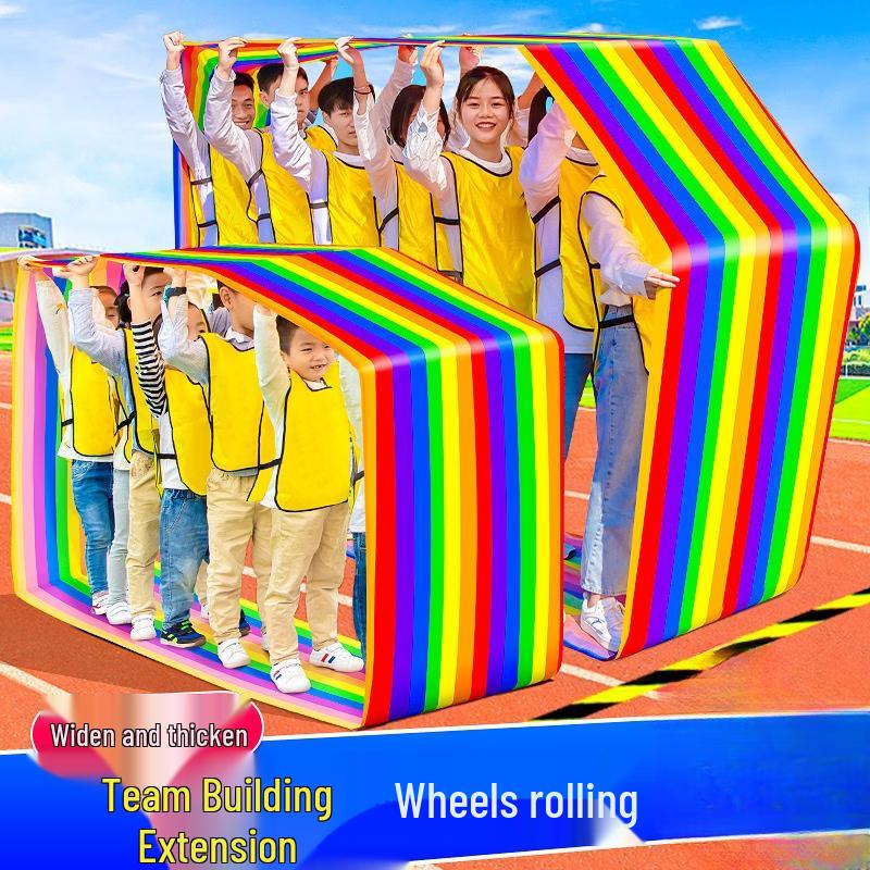 Outdoor Team Building Rolling Wheel Game Prop
