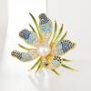 Orchid Brooch, High-end Women's Exquisite and Light Luxury Pearl Brooch, Niche Design Sense, Unique and Elegant Brooch