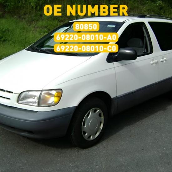 Door Handle For 1998-03 Toyota Sienna Van Front Outer Left Driver Side White