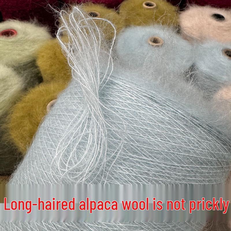 Luxury Soft Long-Haired Alpaca Mohair Yarn