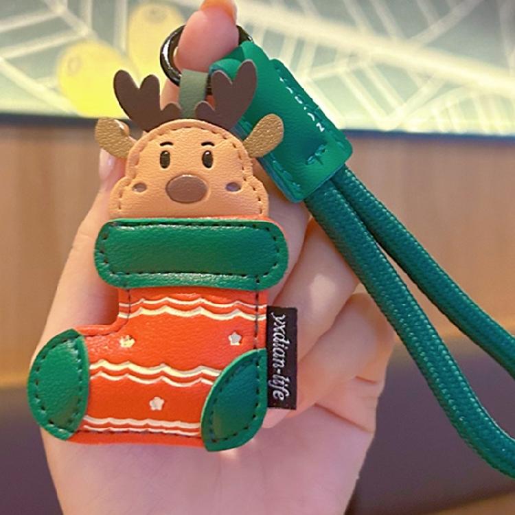 Christmas Keychain Bag Charms Car Keyrings Bag Charms Accessories for Purse Backpack Decorations Valentines Day Gifts