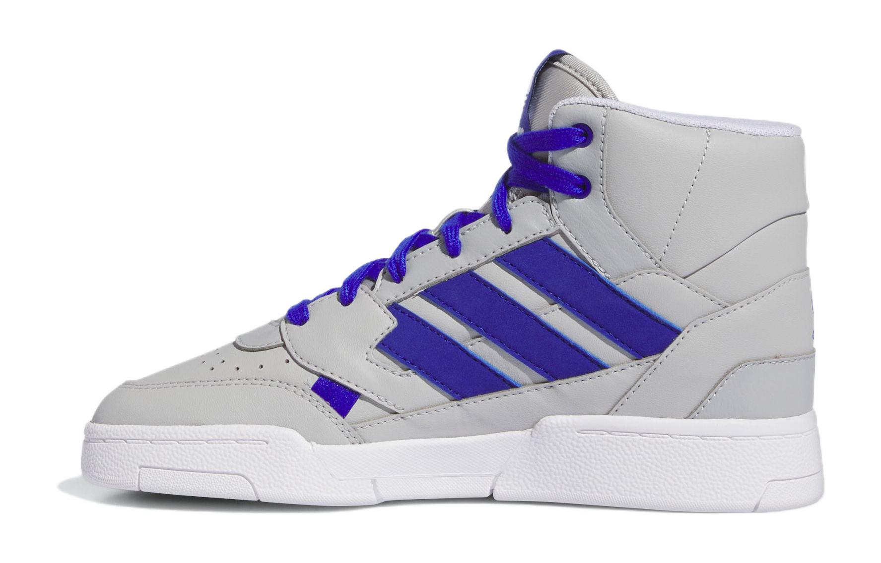 Adidas Originals Mid top Kids Skateboarding Shoes Gray Blue Teenagers IG1346 37