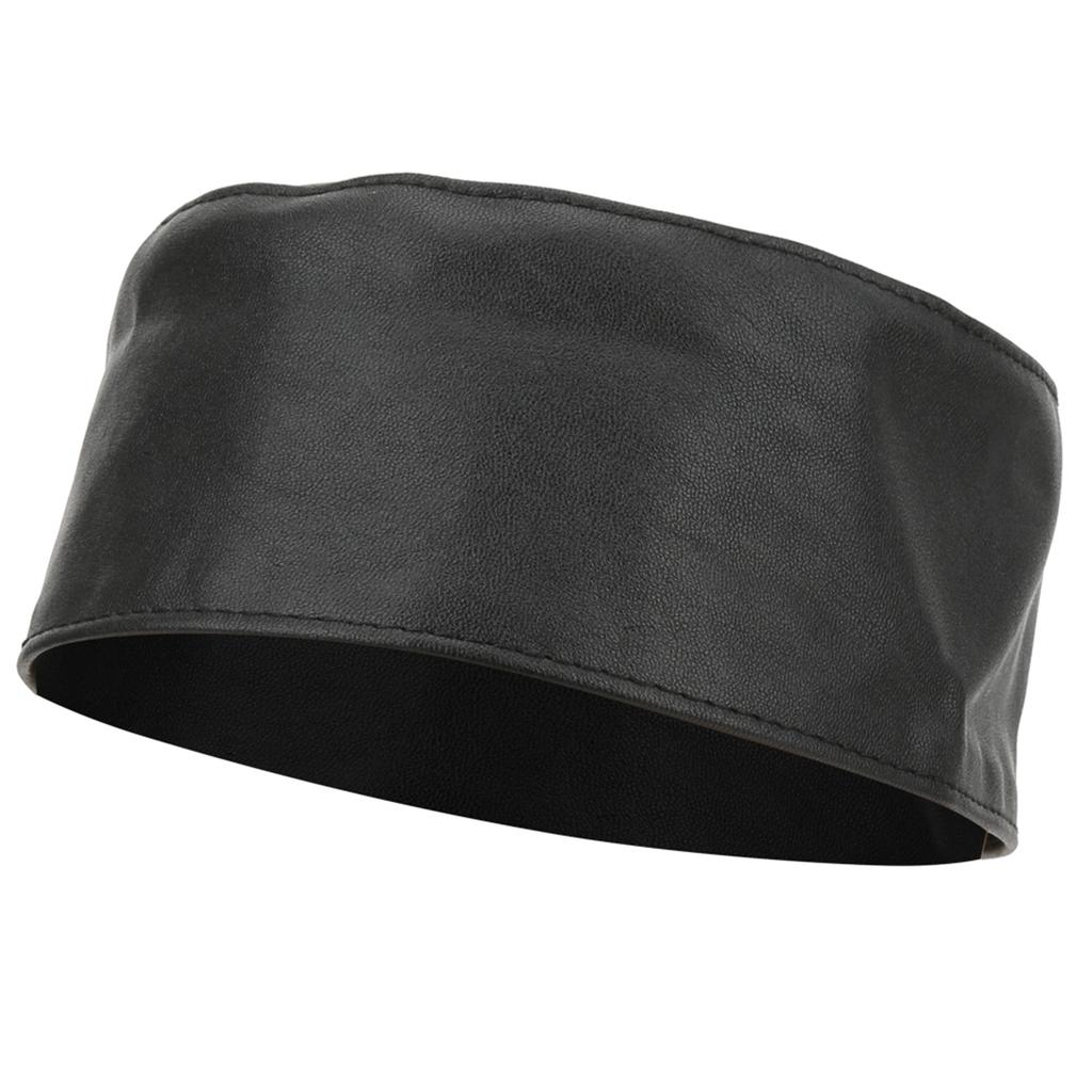 Muslim Prayer Hat Goat Leather Handsome Headscarf National Men Cap Clothes SuppliesBlack 60