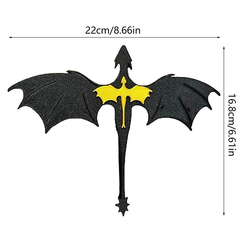 Dragon Book Insert Fourth Wing Double Dragon Book Insert 3D Bookmark Supplies Handmade Decorative Bookends Bookshelf Decor