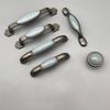 Zinc Alloy Cabinet Furniture Handle Ceramic Door Knosb Cabinet Pulls  Cabinet Door Hardware