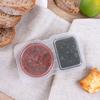 New 15PCS Double Compartment Condiment Containers for To-go Sauce, Travel Snack