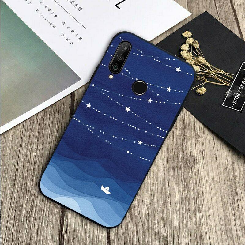 Ocean Waves Sailboat For Huawei Nova 8i 11i 12i 12s 9 10 SE Y60 Y70 Y90 Y72 Y73 Y61 Y91 P60 Pro P30 P40 Lite Case