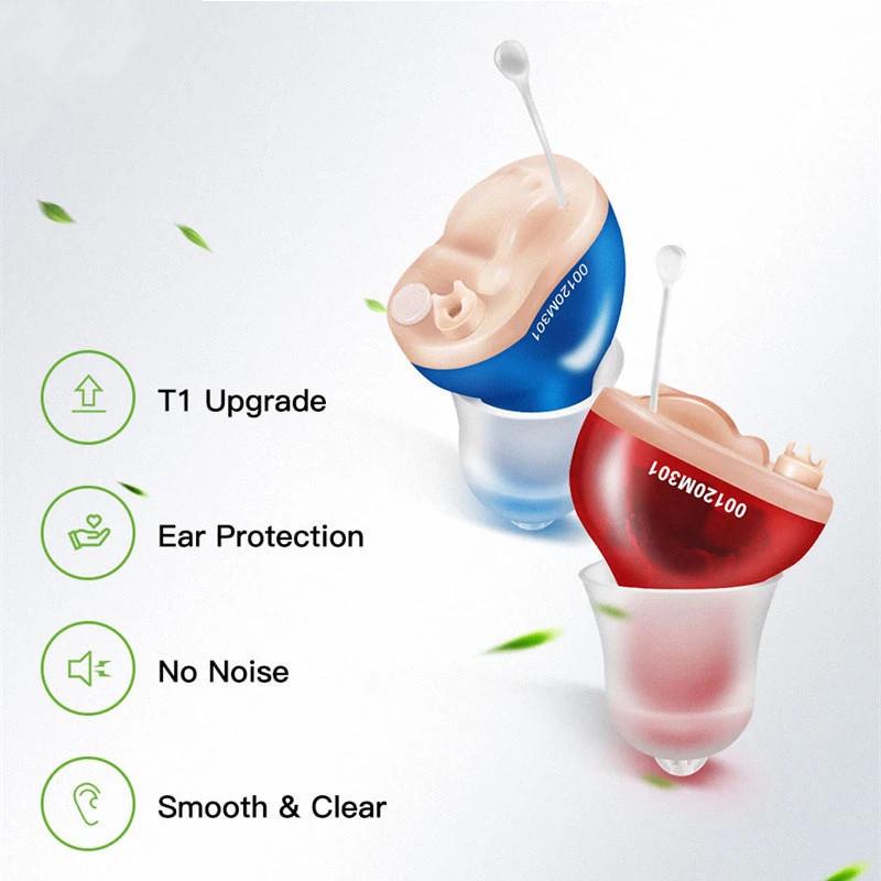 Invisible In-Ear Multi-Color Hearing Aid - English Version
