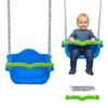 King Bucket Swing With Chain - Blue