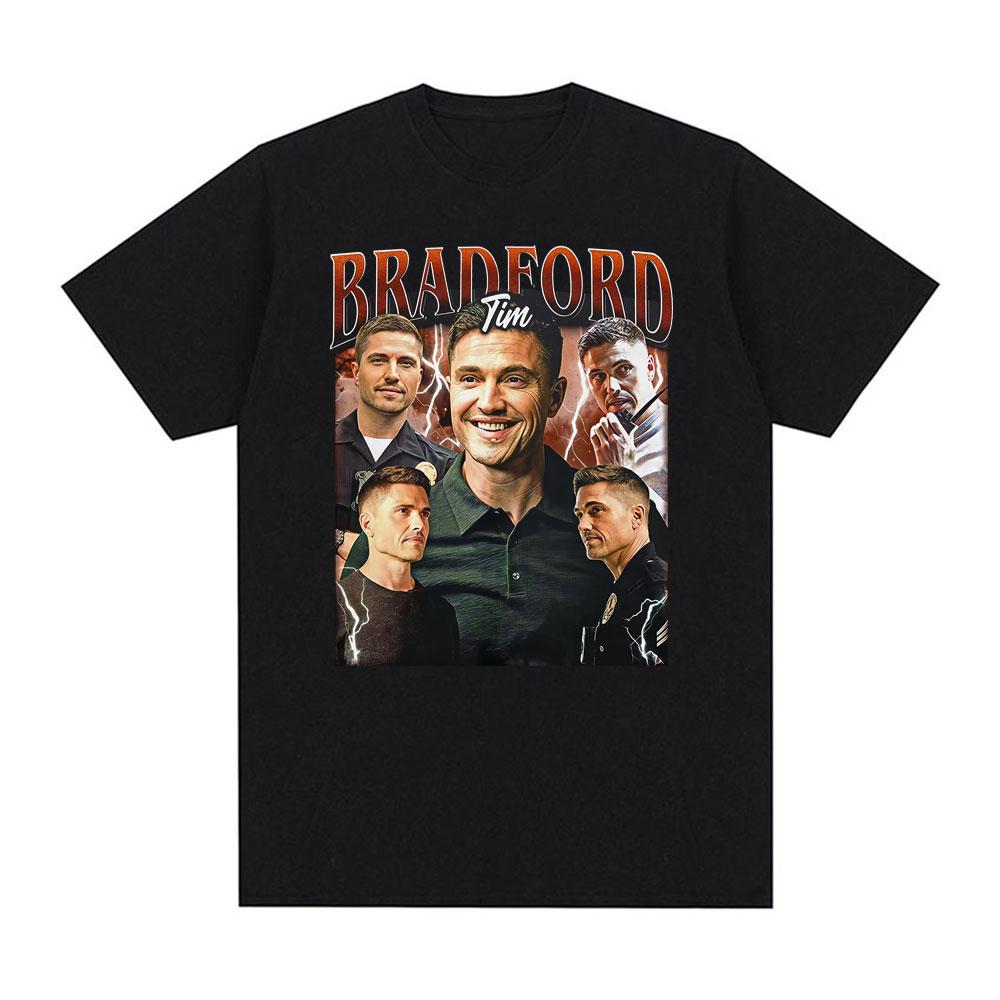 

Tim Bradford The Rookie Vintage 90s Movie T-shirts Men Women Harajuku Gothic Classic T Shirt Summer Tops Casual O-Neck T-sh... 5XL