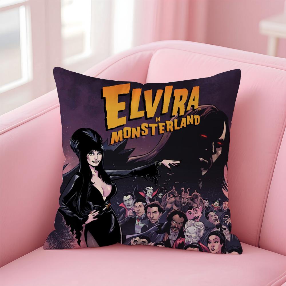 E-ElviraS Mistress Dark Cushion Cover Comfortable Reversible Pillow Cover Ideal for Car Sofa Bedroom & Beyond