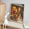 Christmas Diamond Painting Kit Santa Claus Snowman Gifts Winter Night Handmade Home Entertainment Decorative Painting