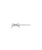 Matin Ribbon Bobby Pin Set In Silver