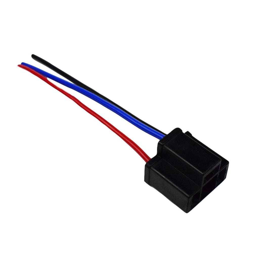 2x H4 9003 Wiring Harness Socket Headlight Fog Lamp Female Connector Pig Tail