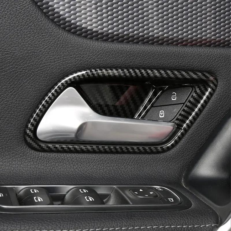 Hot Interior Mouldings For Mercedes Benz A CLA Class W177 V177 C118 W118 AMG A35/45 CLA35 CLA45 2019 2020 Car Door Armrest Handl