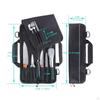 Chef Knife Roll Bag Carrying Case Multifunctional Foldable 6 Slots Knives Holder for Outdoor