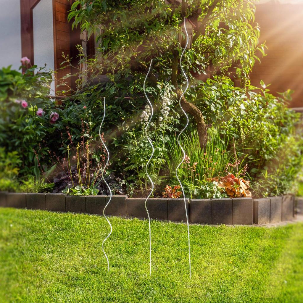 KADAX Aluminum Spiral Plant Pole 180cm 10pcs