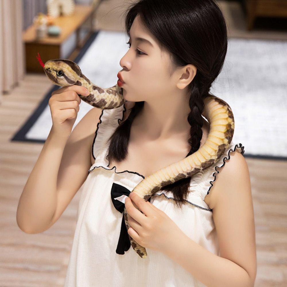 Plush Simulated Snake Plush Toy Little Snake Snake Stuffed Plush Doll  Car Decor