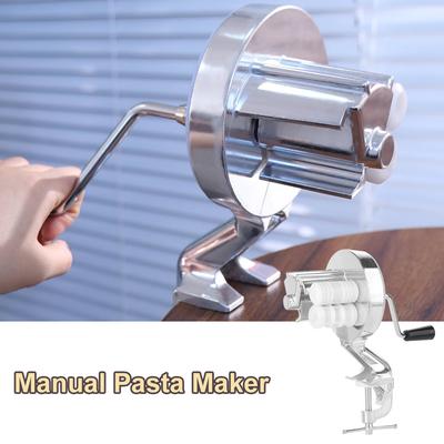 Ergonomic Macaroni Maker Hand Crank Fettuccine Machine Durable Manual Pasta Maker  Dough