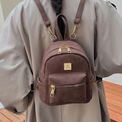 Backpack Women's Large-capacity Casual Versatile Student Class Schoolbag Korean Version of High-quality High-value Lightweight Travel Backpack