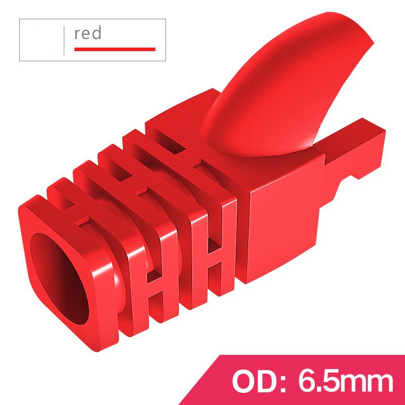 RJ45 CAT6 CAT5e Adapterkappe Ethernet-Netzwerkkabel-Steckerstecker RJ45-Kappen Cat 5 CAT6 Schutzhülle Mehrfarbig