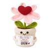 Handmade Crochet Potted Plant Holder: Inspirational Positive Energy & Stress Relief Yarn