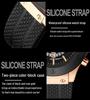 Men's Sports Silicone Band Waterproof Hollow Calendar Watch