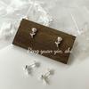 Su Chuang S925 Sterling Silver Tulip Stud Earrings: Elegant, Sweet, and High-End for Women.
