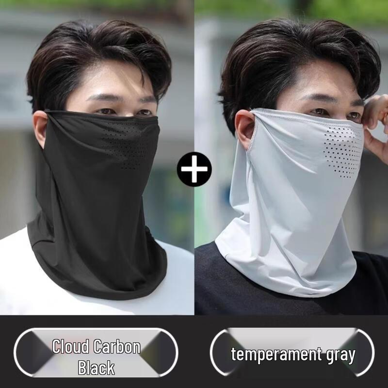 Yipan UV Protection Ear-Hook Mesh Face Mask & Neck Gaiter